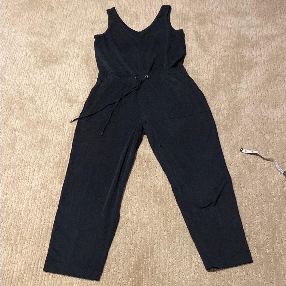 Black Sleeveless Jumpsuit